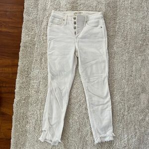 Madewell White Jeans